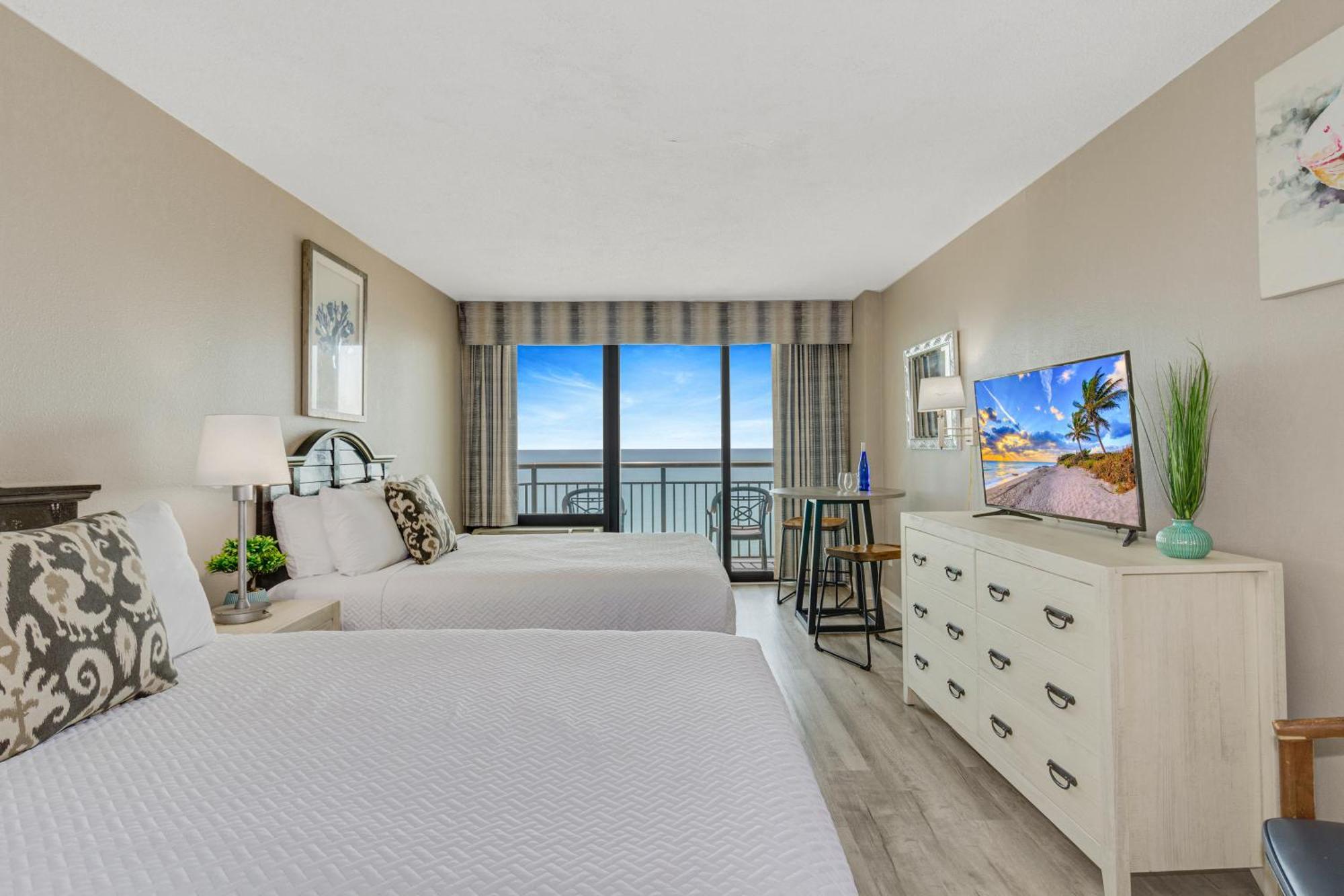 Oceanview Studio Escape With Beach Steps Away! 1828 Миртъл Бийч Екстериор снимка